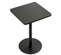 Drsyffsup Table de Bar carrée en Fer, Table de négociation de Style Nordique, pour Restaurant, réception, Salon de thé au Lait, Table de Salle à Manger Commerciale, Noir