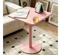 Drsyffsup Table Rose carrée Moderne avec Base Ronde Robuste, Table de Bar carrée, Tables de pub Hautes pour Cuisine, Bistro, fêtes, Tables de Loisirs pour Petits espaces(70x70x73cm)