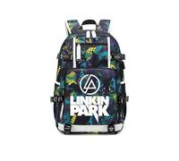DRTBAC Sac à dos Unisexe Link-in Pa-rk, Mignon Cartable, Garçon Et Fille Ados Backpack voy.age Bag(Multi1)