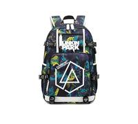 DRTBAC Sac à dos Unisexe Link-in Pa-rk, Mignon Cartable, Garçon Et Fille Ados Backpack voy.age Bag(Multi4)