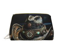 DRTGEDS American West Rodeo Trousse de maquillage pour femme Petit sac de maquillage pour sac à main, trousse de maquillage de voyage, blanc, One Size