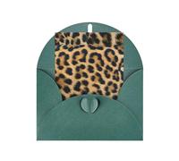 DRTGEDS Impression léopard rugueuse avec boucle d'amour, carte verticale en papier perlé, cartes de vœux de vacances, toutes occasions, anniversaire, condoléances