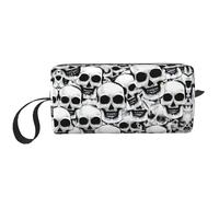 DRTGEDS Petit sac de voyage avec fermeture éclair Motif crâne mexicain, Nombreux crânes mexicains, One Size