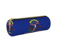 DRTGEDS Pochette à crayons avec motif drapeau du Dakota du Nord - Trousse multifonction pour travaux manuels et travaux manuels, Blanc, One Size, tendance.