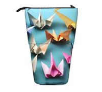 DRTGEDS Porte-crayons télescopique en papier origami pour crayons, cosmétiques, maquillage