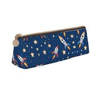 DRTGEDS Rocket In Space Fashion - Trousse de rangement portable avec fermeture éclair pour bureau, voyage, Blanc 1, Talla única, Tendance