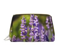 DRTGEDS Trousse de maquillage de voyage en forme de fleur de lavande pour femme, petite trousse de maquillage pour sac à main, trousse de maquillage de voyage, blanc, taille unique, blanc, Taille