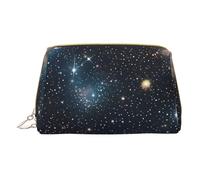 DRTGEDS Trousse de toilette pour homme, motif constellation, amas d'étoiles, galaxies, sac de voyage, sac de rasage, petite pochette, blanc, One Size