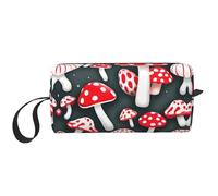 DRTGEDS Trousse de toilette pour homme, portable, trousse de toilette de voyage, trousse de toilette, trousse de rasage, petite poche, rouge/blanc, blanc/jardin opulent, taille unique, Blanc/jardin