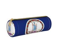 DRTGEDS Trousse multifonction avec motif drapeau de l'État de Virginie, pour ranger des articles de papeterie, des travaux manuels, etc