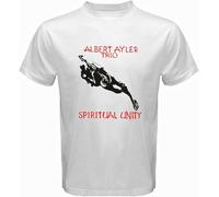 DRtrAERFJ Albert Ayler Spiritual Unity Mician T-Shirt Blanc pour Homme XL