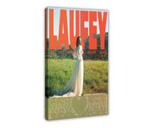 DRTRW Poster sur toile avec cadre pour album de la chanteuse féminine Laufey Everything I Know About Love (50 x 75 cm)