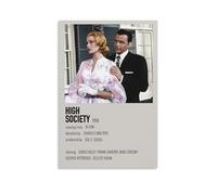 DRU I WQBRBH High Society Poster mural esthétique pour salon, chambre à coucher, peinture décorative - 60 x 90 cm - Style sans cadre