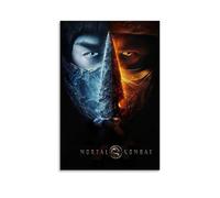 DRU I WQBRBH Mortal Kombat Poster mural décoratif pour salon, chambre à coucher, 40 x 60 cm, sans cadre