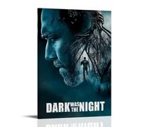 DRU I WQBRBH Poster mural esthétique Dark Was The Night pour salon, chambre à coucher, 40 x 60 cm, style cadre
