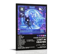 DRU I WQBRBH Poster mural esthétique de Chase Atlantic Album Lost In Heaven pour salon, chambre à coucher, peinture décorative - 20 x 30 cm - Style cadre