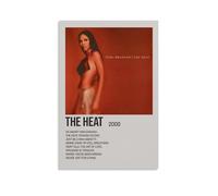 DRU I WQBRBH Poster mural esthétique The Heat par Toni Braxton pour salon, chambre à coucher, peinture décorative - 50 x 75 cm, style sans cadre