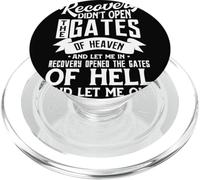 Drug Addiction Recovery Quote Sobriété 12 étapes AA Cadeau PopSockets PopGrip pour MagSafe