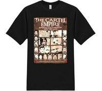 Drug Cartel Empire Mexico Boss Chapo Guzman Last Narco Gift Graphic T-T-Shirts à Manches Courtes Black(XX-Large)