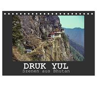 Druk Yul - Szenen aus Bhutan (Tischkalender 2026 DIN A5 quer), CALVENDO Monatskalender: Reiseeindrücke aus Bhutan