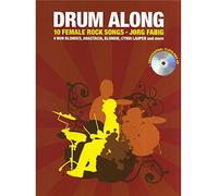 Drum Along - 10 Female Rock Songs. Partitions, CD pour Batterie