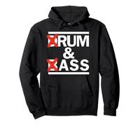 Drum and Bass Rum & Ass Funny Rave Party EDM DJ House Music Sweat à Capuche
