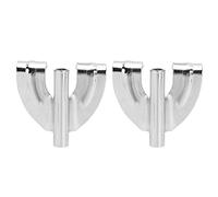 Drum Claw Hooks 2 - Pack | Iron Replacement Claws for Bass Drum/Snare Drum | Sturdy Tension Rod Support for Drum Parts & Accessories