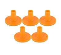 Drum Cymbal Sleeves 5 - Pack | Vibration Dampening & Scratch Guard for Cymbal Stands | Plastic Percussion Replacement Parts/Drum Hardware Guards