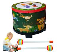 Drum De Percussion Pour - Bright Stage Drumz, Sound Toy, Small Music Bongo | Trainer En Rythme Éducatif , Outil Engageant Du Bruit La Construction Compétences Précoces, Garderie