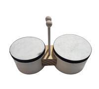 Drum For Kids | 5+6 Inch Bongo Drum Set, Wooden Percussion Instrument For 2-4 Years Old Preschoolers, Boys & Girls, Beginner Music Learning Toy, Party, Classroom, Bedroom, Living Room, Fun Birthday Gi