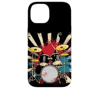 Drum Kit Artwork Rock Artist Coque pour iPhone 14