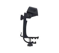 Drum Microphone Clip - Drum Mike Clamp, Rim Mount Holder, 5.1x2.3in Heavy Duty Shock Resistant Bracket | Universal Drums Mike Mounting Kit, Studio Live Performance Recording Setup