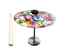 Drum Miniature - Metal Drum Toy Desktop Design - Compact and Fun Percussion Instrument, Mini Drums with Stick For Teens, Adults, Students, Music Lovers, Home, Bedroom, Study, Dorm