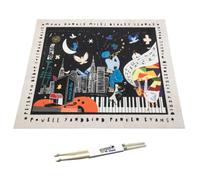 Drum N Base CLB-NGHT Night Tapis de batterie avec baguettes Keepdrum
