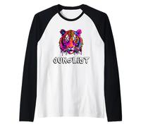 Drum N Bass Junglist EDM Rave Dance Music Jungle Lion Raver Manche Raglan