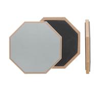 Drum Pad d'entraînement, 8-Inch, Silicone Pad D'entraînement Offre D'excellentes Propriétés D'absorption des Chocs et D'amortissement pour Batteurs Débutants