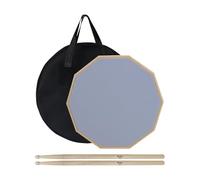 Drum Pads - Noise Reduction Pads Noise Reducing Practice Pad | Convenient And Portable Drum Pad | Ergonomic Drumstick Design For Practice Class Bedroom Studio Education Drumming Home Travel Routine