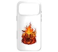Drum Set Rock Band Drummer Flame Rocker for Drumming Lovers Coque pour iPhone 17 Pro Max