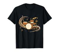 Drum Vintage 70s Soul Groove Instrument de Musique esthétique T-Shirt