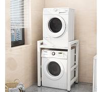Drum Washing Machine Storage Rack Space Saving Shelf for Laundry Room Bathroom Kitchen Balcony Adjustable Height (90/95/100cm)