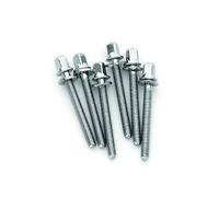 Drum Workshop tirants True Pitch en acier inoxydable - 0,8" (2,03 cm) x 1,65" (4,19 cm) (lot de 6)