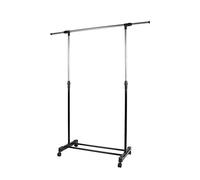 Drumm Porte-manteau, Portant à Vêtement,Penderie,Vestiaire Entrée, Porte Vêtement, avec Tringle et Roulettes,Mobile,Hauteur Réglables,avec étagères à Chaussures