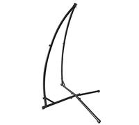 Drumm Support pour Fauteuil Suspendu,Hamac Support X Forme Support Métallique,Soutien en Acier pour accrocher balancelle et chaises,Poids 120KG Noir 214 * 113 * 110cm