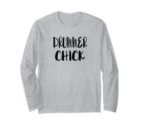 Drummer Chick - Groupe de batterie Rock Country Jazz indie Blues Manche Longue