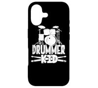 Drummer Kid Drummer Ensemble de Batterie Garçon Coque pour iPhone 17