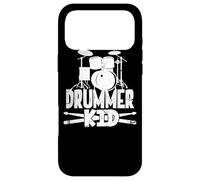 Drummer Kid Drummer Ensemble de Batterie Garçon Coque pour iPhone 17 Pro Max