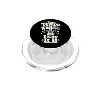 Drummer Music Teacher Tempo Rhythm Humour PopSockets PopGrip pour MagSafe