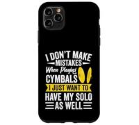 Drummer Percussion Section My Solo Marching Band Cymbales Coque pour iPhone 11 Pro Max
