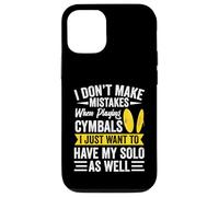 Drummer Percussion Section My Solo Marching Band Cymbales Coque pour iPhone 12/12 Pro
