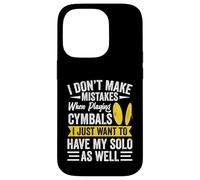 Drummer Percussion Section My Solo Marching Band Cymbales Coque pour iPhone 14 Pro